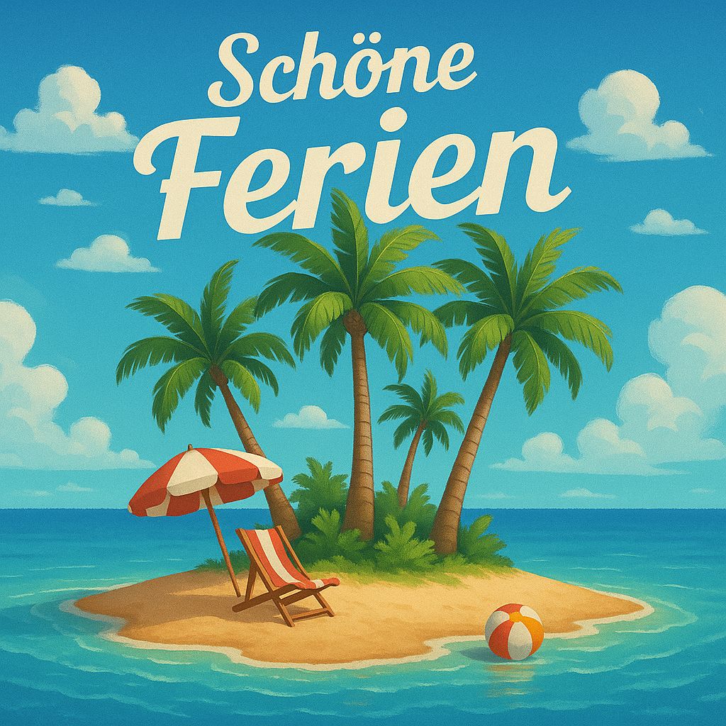 Tropisches Paradies im Sonnenschein